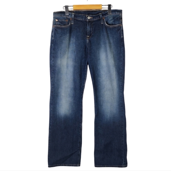 Lucky Brand Dungarees Easy Rider Midrise Straight Leg Jeans Size 32 Reg - Picture 1 of 16